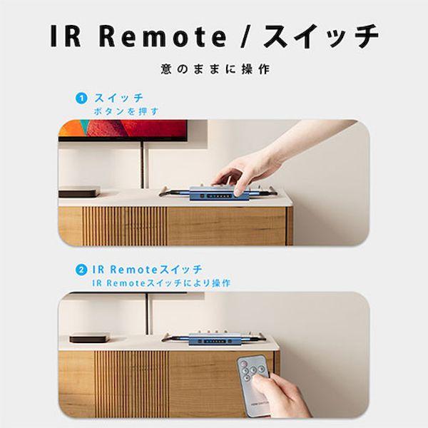 AK-6118 直送 代引不可 VENTION 5 IN 1 OUT HDMI スイッチャー WITH AUDIO SEPARATION ブルー AK_4