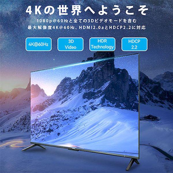 AK-6118 直送 代引不可 VENTION 5 IN 1 OUT HDMI スイッチャー WITH AUDIO SEPARATION ブルー AK_5