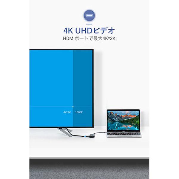 CN-8047 直送 代引不可 VENTION 多機能 PDドッキングステーション USB−C to HDMI／USB3．0＊3／RJ45／ 0．15_3