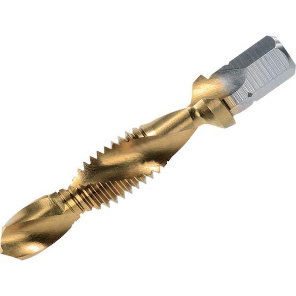 ＶＯＥＬＫＥＬ 67209 六角軸タッピングドリルセット チタンコーティング M3ーM10 6本入り_2