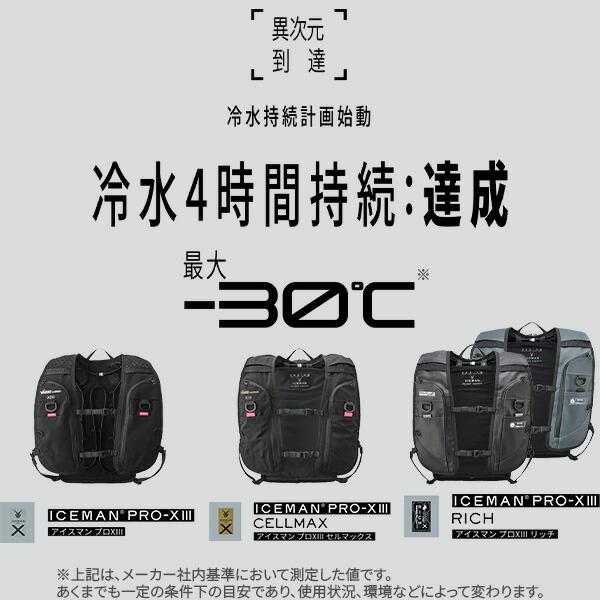 アイスマン 2026 セルマックス 空調ウェア ベスト PRO-XIII ヤマシン