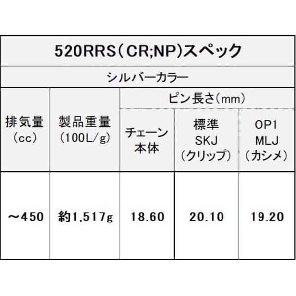 江沼チェーン EKチェーン 4571291774247 EK チェーン 520RRS(CR:NP) 110 MLJ