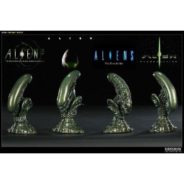 サイドショウコレクティブル エイリアン 1/8スケール バスト 4PK 4種