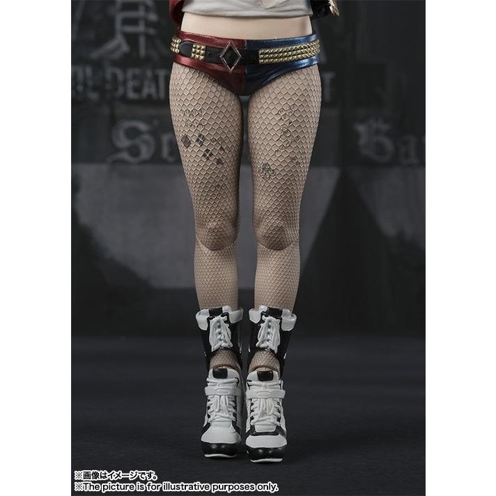 【開封美品】フィギュアーツ　ハーレイ・クイン(スーサイドスクワッド) 赤黒】S.H.フィギュアーツ ハーレイ・クイン（ザ・スーサイド