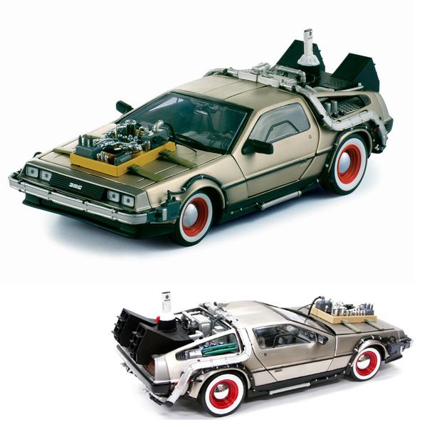 バック・トゥ・ザ・フューチャー」 “デロリアン” ( PART3モデル) 1/18