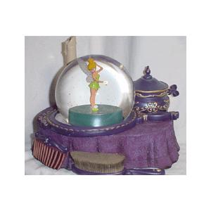 US ディズニー限定」 “ティンカーベル” オルゴール スノードーム