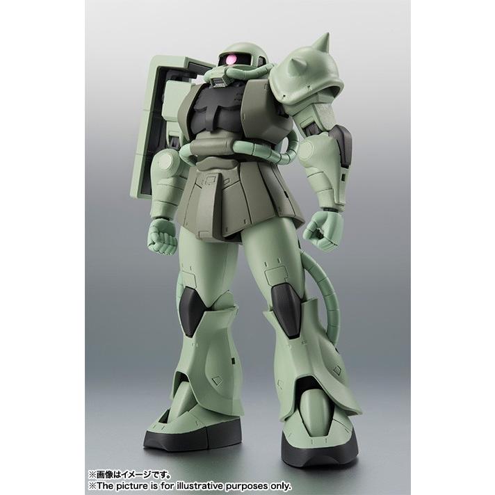 美品 機動戦士ガンダム ROBOT魂 フィギュア 量産型ザク ver. A.N.I.M.E. バンダイ BANDAI バンダイ ROBOT魂 SIDE MS 機動戦士ガンダム MS-06 量産