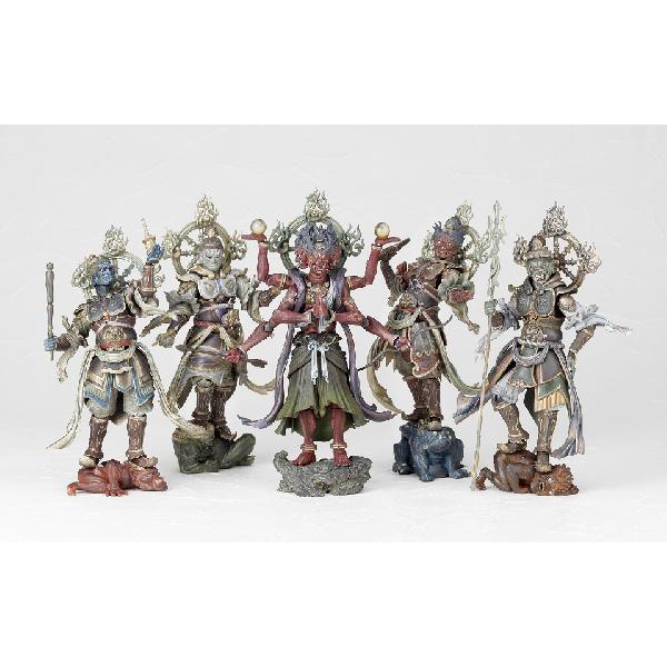 リボルテックタケヤ　多聞天•増長天•広目天•持国天•阿修羅　木調版5点セット Amazon.co.jp: リボルテックタケヤ「多聞天広目天増長天持国天