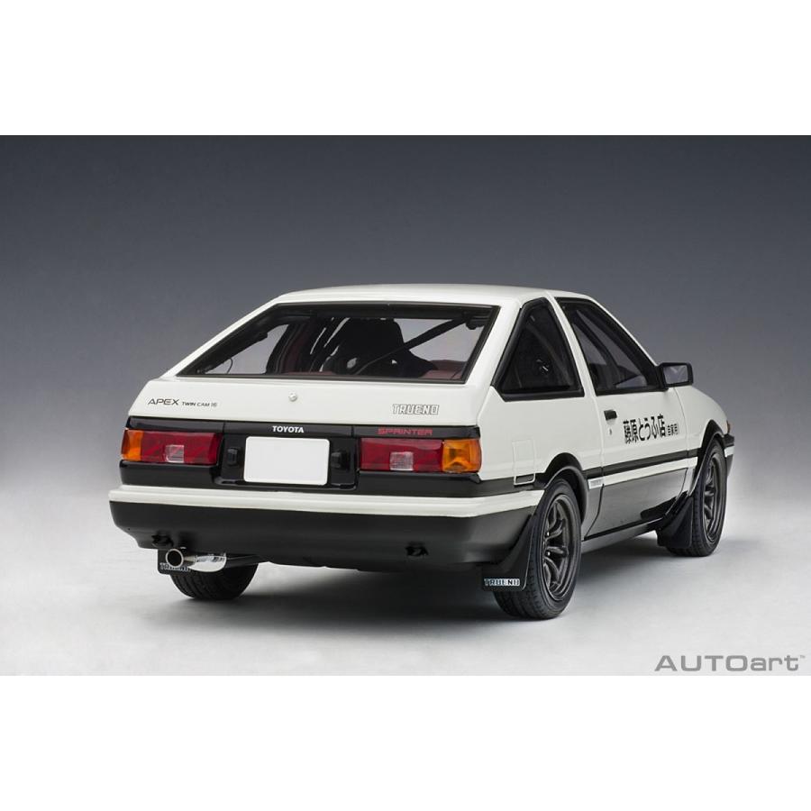 オートアート　/ 頭文字D / 1/18スケール　/ プロジェクトDバージョン AUTOart 1/18 トヨタ スプリンター トレノ (AE86) 『頭文字 D