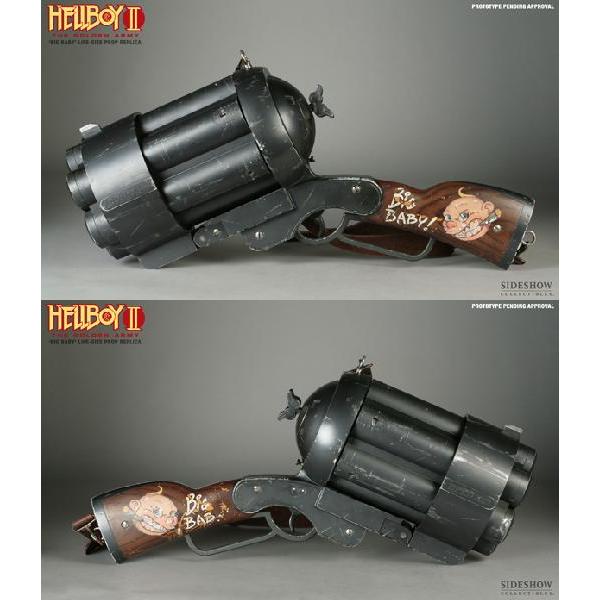 サイドショウ  ヘルボーイ　サマリタン銃　1/1 プロップレプリカ サイドショウコレクティブル限定 ヘルボーイの銃 サマリタン銃 1