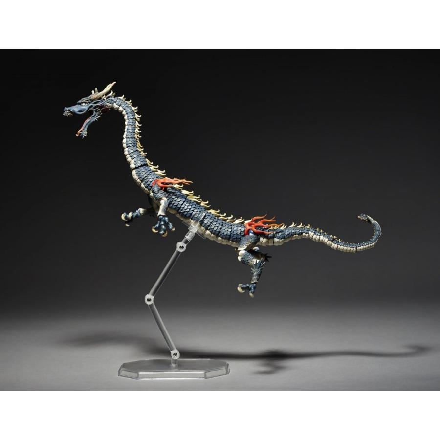 海洋堂 タケヤ式自在置物 KTプロジェクト 龍 着彩 バージョン フィギュア 竜 タケヤ式自在置物 KT-004 龍(りゅう) 着彩｜KTプロジェクト｜海洋堂