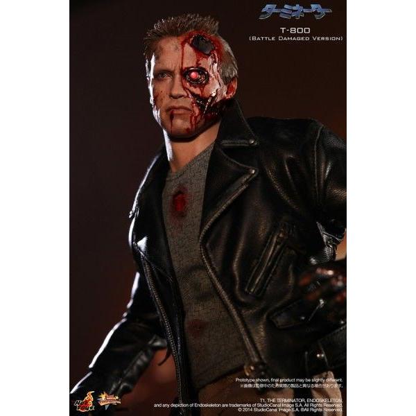 ホットトイズ　ターミネーター　T-800バトルダメージ　本革ジャケット+オマケ付 本革ジャケットをまとった「ターミネーター2」、シュワルツネッ