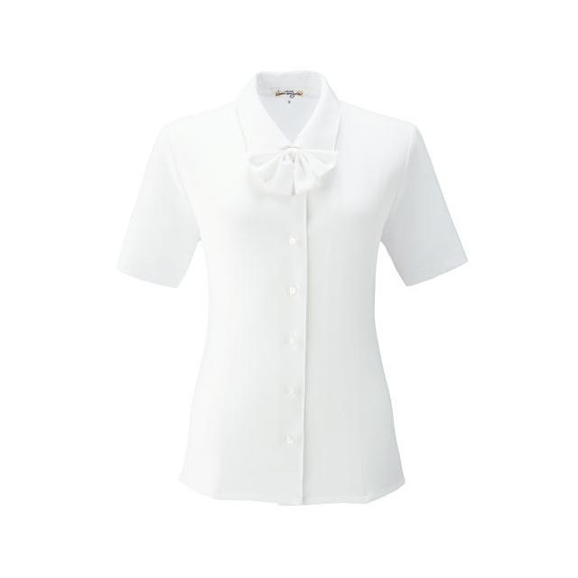 大きいサイズ　半袖ブラウス JOE06130　制服　事務服　　17号　19号 　　