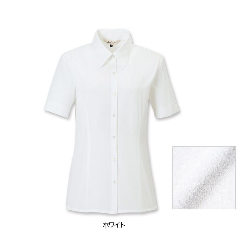 大きいサイズ　半袖ブラウス JOE06095　制服　事務服　　17号　19号 　　
