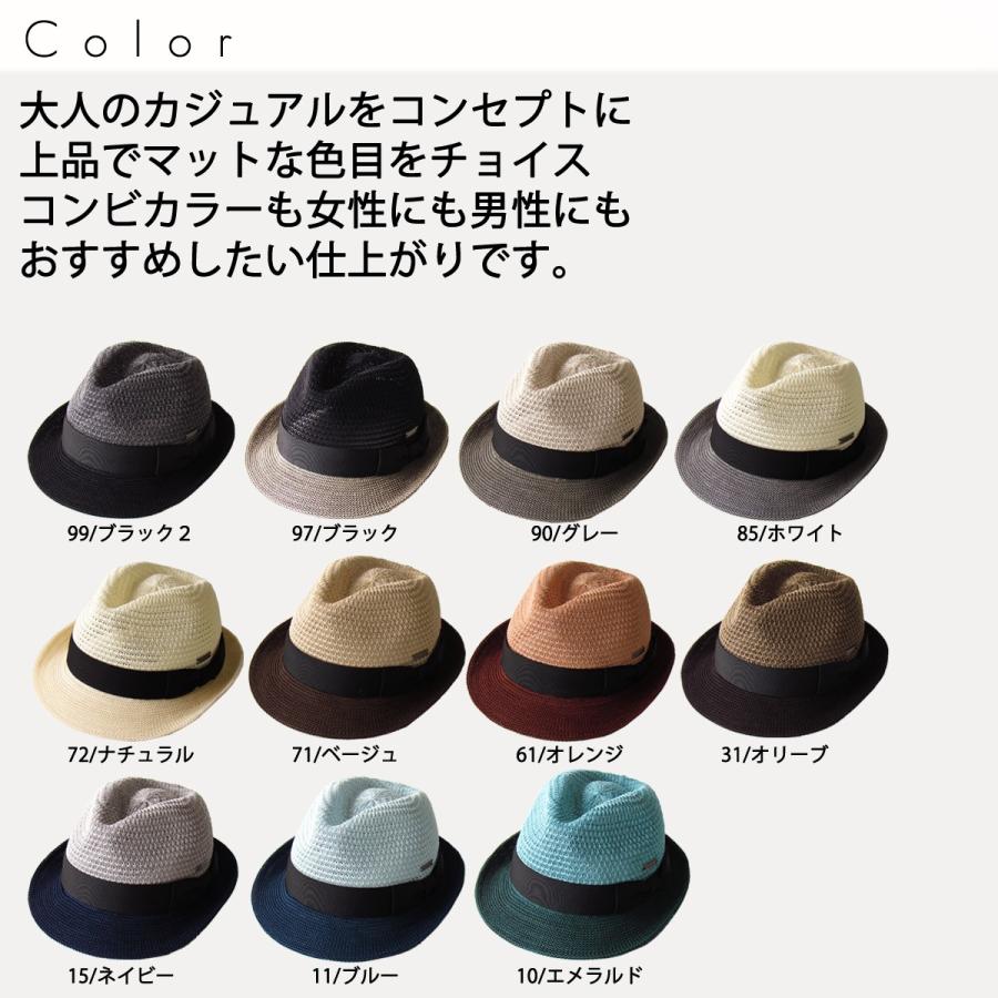 EdgeCity（エッジシティ） 帽子 メンズ 中折れ帽 大きいサイズ 中折れ