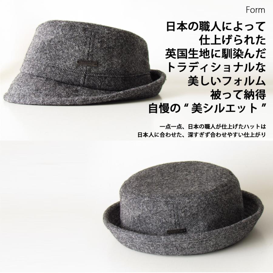 EdgeCity（エッジシティ） ポークパイ 帽子 メンズ アブラハムムーン