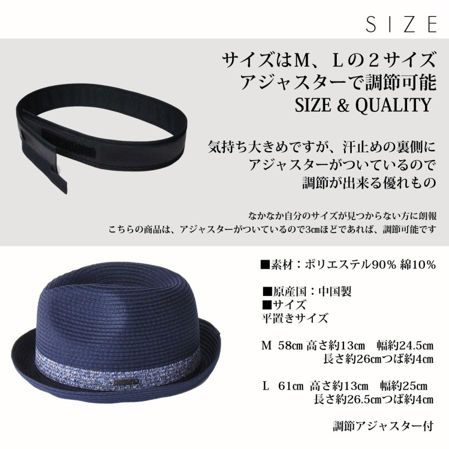 EdgeCity 折りたたみ帽子 洗える帽子 メンズ 中折れ帽 ハット 中
