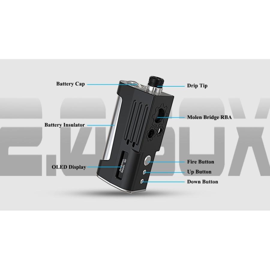 Ambition Mods/Sun box 2.0 Box Mod Kit 60W アンビション サン 