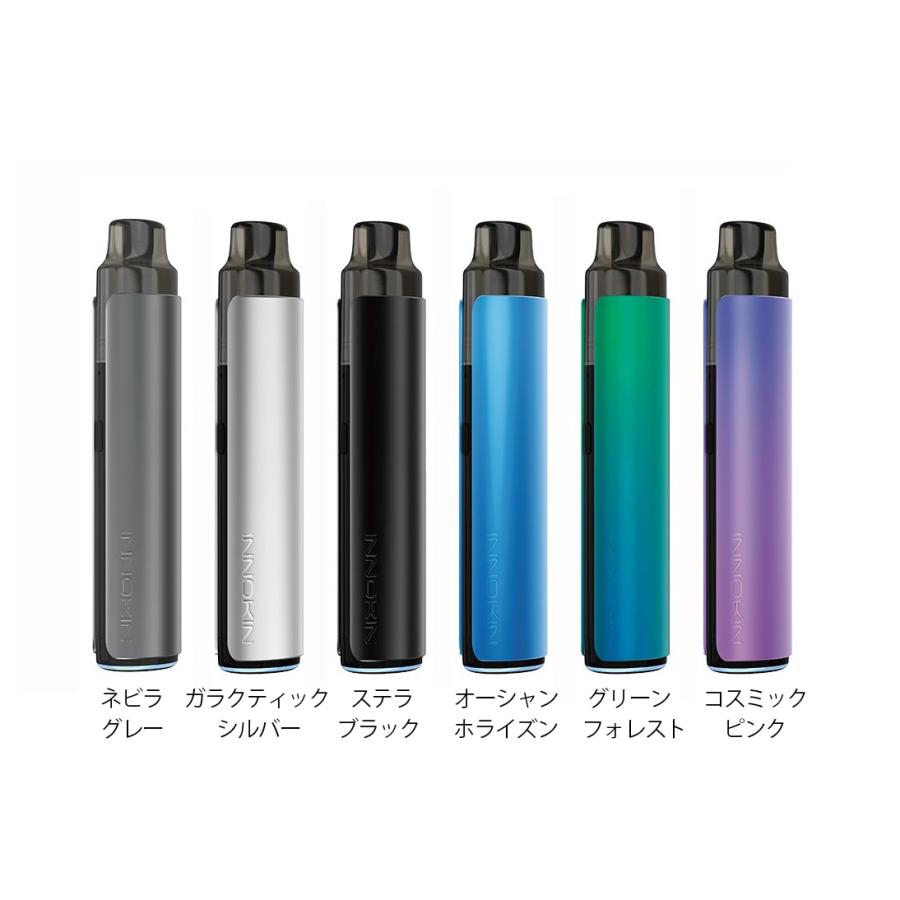 Innokin ArcFire Pod Kit 650mAh 3ml イノキン アークファイア スターターキット 電子タバコ ベイプ vape 小型 シーシャ 持ち運び [W-5] |  | 01