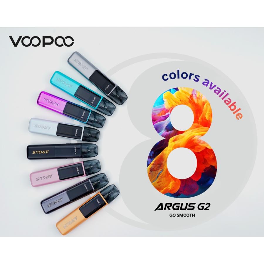 【選べる15mLリキッド付き】VOOPOO Argus G2 Pod kit ブープー アーガス ポッド ベイプ vape シーシャ 本体 持ち運びシーシャ オーガス [T-101] |  | 11