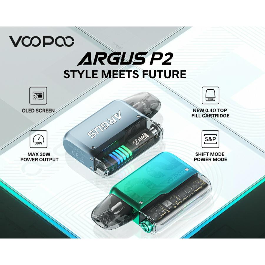 【選べるリキッド1本付き】VOOPOO Argus P2 Pod kit ブープー アーガス ポッド スターターキット ベイプ vape シーシャ 本体 [P-3] |  | 01