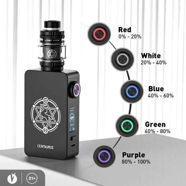 Lost Vape Centaurus M200 Box Mod Kit with Centaurus Tank 5mL ロストベイプ ケンタウルス 電子タバコ ベイプ vape  [W-11] |  | 09