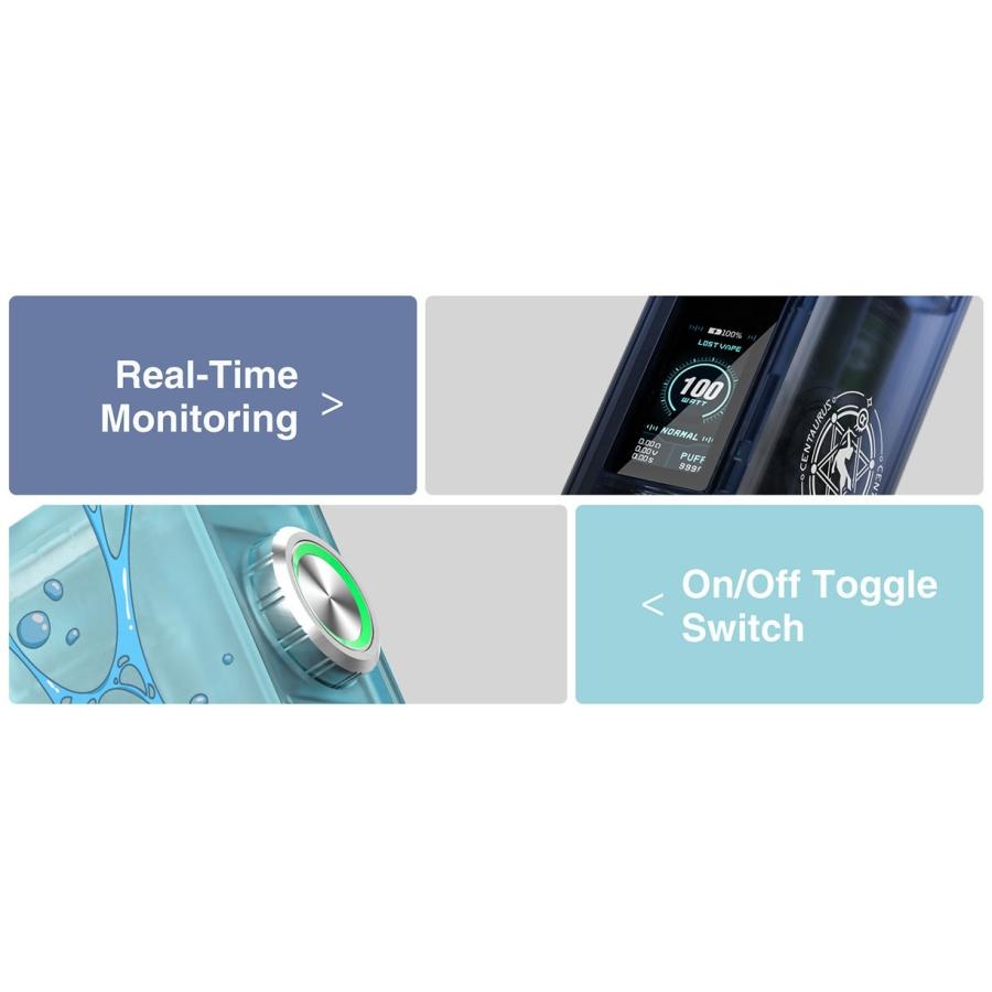 Lost Vape Centaurus N100 Mod Kit with Centaurus Sub Ohm Tank 5ml ロスト ベイプ ケンタウルス ベイプ 電子タバコ vape 本体 [F-15] |  | 05