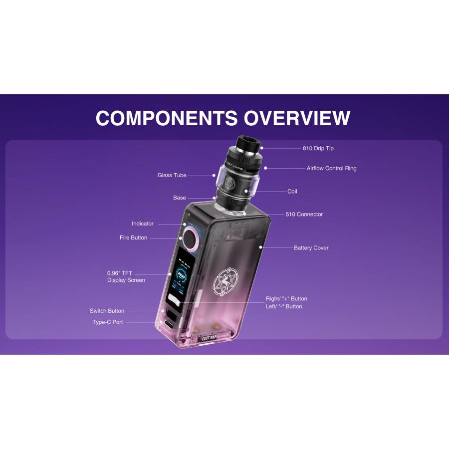 Lost Vape Centaurus N200 Mod Kit Centaurus Sub Ohm Tank セット ロストベイプ 本体 電子タバコ vape ベイプ モッド モット テクニカル [E-2] |  | 08