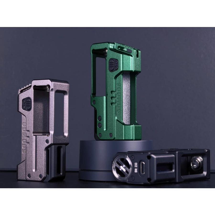 ボロタンク対応 GDMODS D.box V2 18650バッテリー対応 ベイプ 本体 mod vape 電子タバコ BORO boro tank 対応機種 BB ジーディーモッド [R-58] |  | 01