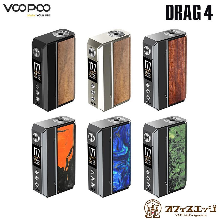 VOOPOO DRAG 4 Mod ブープー ドラッグ4 電子タバコ vape テクニカルMOD 18650 デュアル 本体 ベイプ [F-6] | 