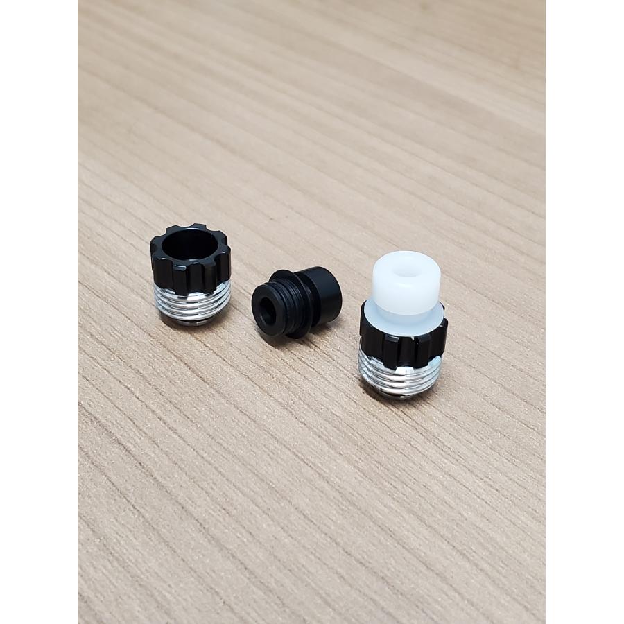 Gear Drip Tip & Nut for Cthulhu AIO＆ Hastur AIO & Billet Box クツルフ ハスター アダプター ボロタンク boro [Y-18] |  | 02