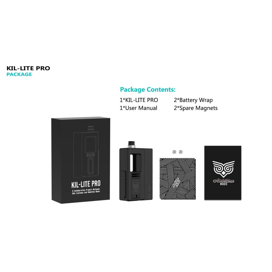 BB互換 ボロタンク対応機種 KIL-LITE PRO 60W【DNA 60Cチップ】キルライト プロ Ambition Mods アンビションモッズ 電子タバコ ベイプ [R-56] |  | 08