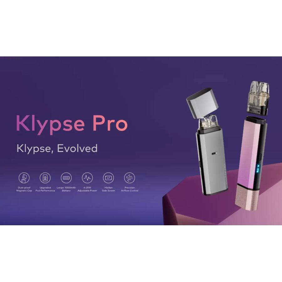 【選べる15mlリキッド付き】INNOKIN Klypse Pro Pod イノキン クリプス プロ ポッド スターターキット 電子タバコ ベイプ vape ベープ 本体 禁煙グッズ [Y-34] |  | 02