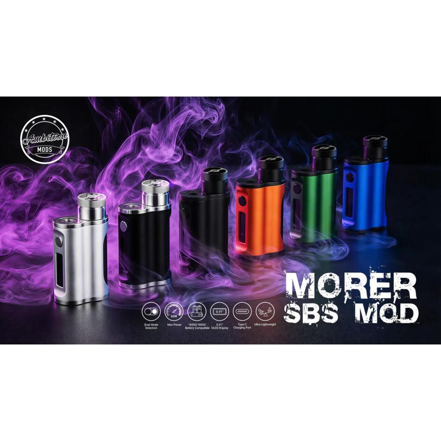 Ambition Mods Morer SBS Box Mod  モーラー アンビション ステルスモッド vape 本体 ベイプ mod 本体 アンビションモッズ 電子タバコ [M-0] |  | 08