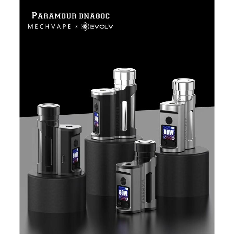 MECHVAPE x EVOLV PARAMOUR DNA80C SBS MOD 21700 バッテリー メックベイプ パラモア ベイプ 本体 vape 電子タバコ 本体 [Q-23] |  | 01