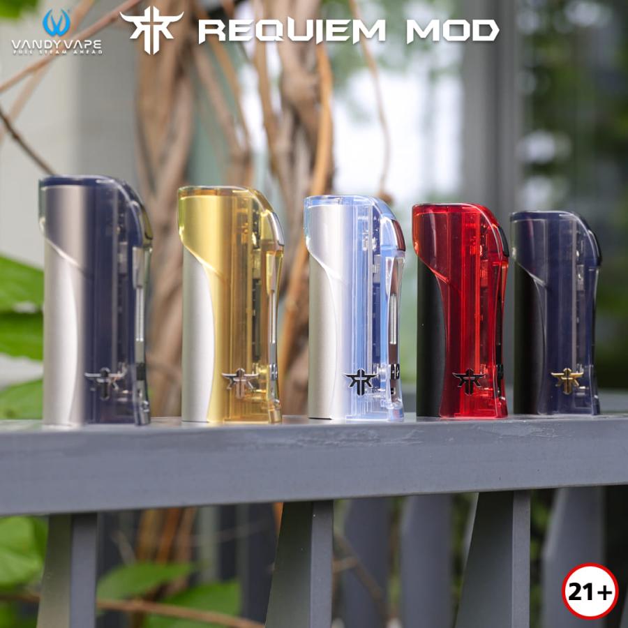 VandyVape Requiem Mod 95W レクイエム モッド バンディーベイプ 電子タバコ ベイプ vape 21700 18650 テクニカルMOD [M-8]｜edgejp｜16