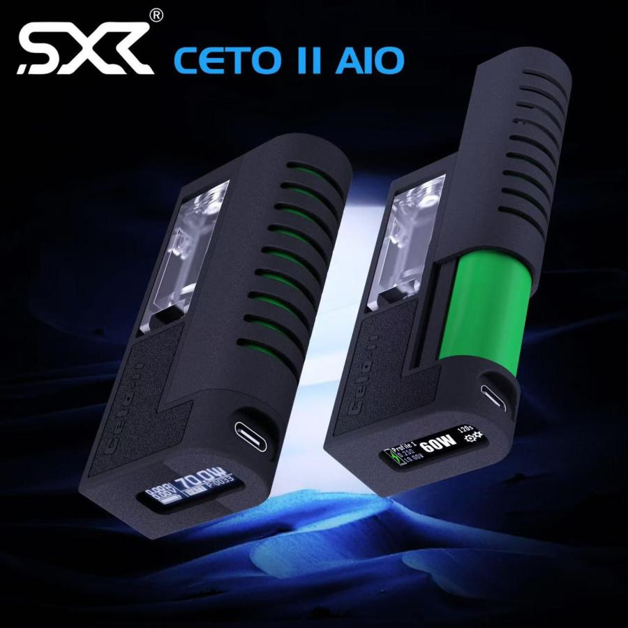 CETO AIO【SDI 70 チップ】18650 セト2 V2 テクニカルMOD ベイプ 爆煙 電子タバコ 本体 ceto 2 aio 【便】 vape [Z-45]