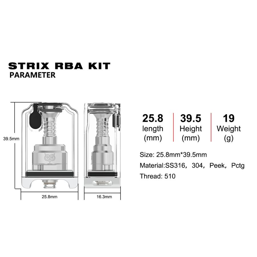 Ambition Mods STRIX RBA KIT ボロタンク互換 BORO互換 タンク付 RBAブリッジ ストリックス アンビションモッズ キリック BB ビレッドボックス [X-44] |  | 05