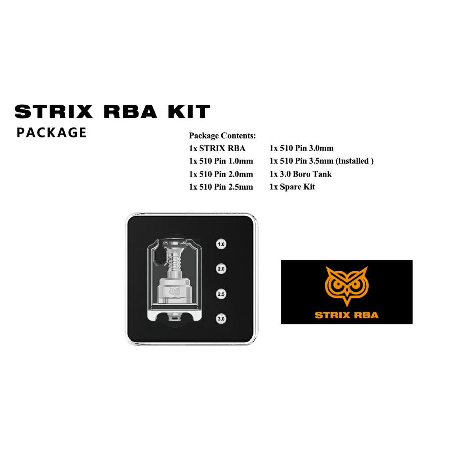 Ambition Mods STRIX RBA KIT ボロタンク互換 BORO互換 タンク付 RBAブリッジ ストリックス アンビションモッズ キリック BB ビレッドボックス [X-44] |  | 09