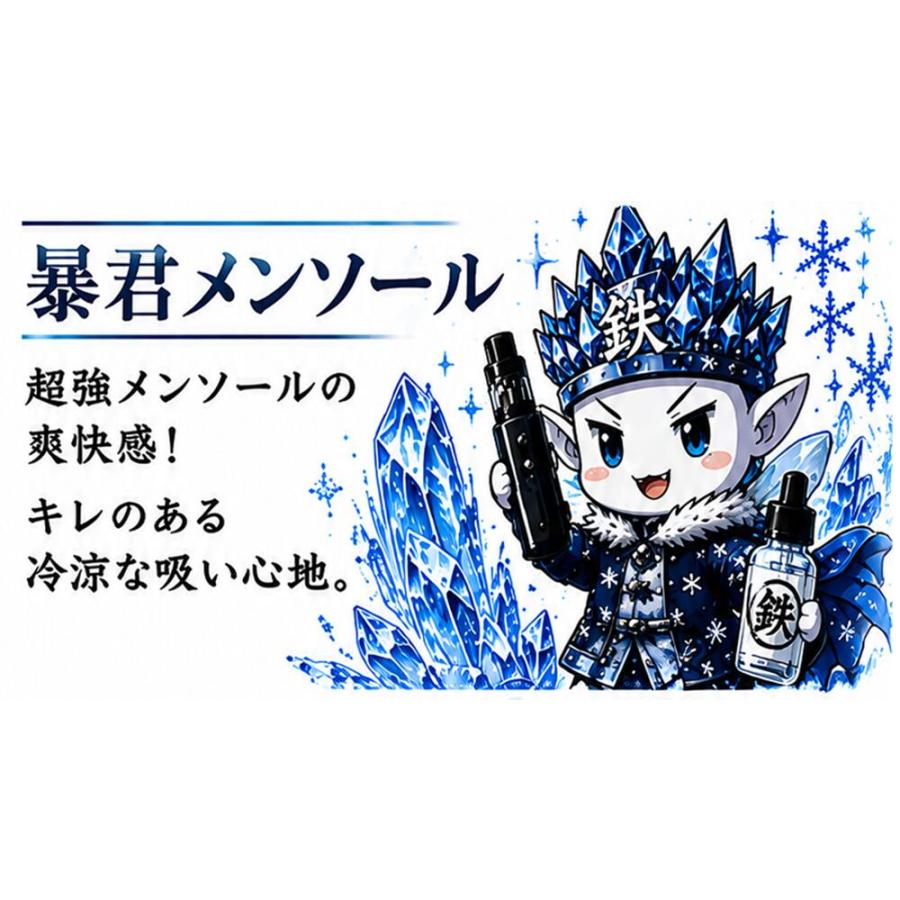 国産リキッド【鉄板リキッド】60ｍL シリーズ VCT メンソール ミントガム ブラックガム ミント フレーバータバコ ニコチン0 タール0 [T-13] |  | 04