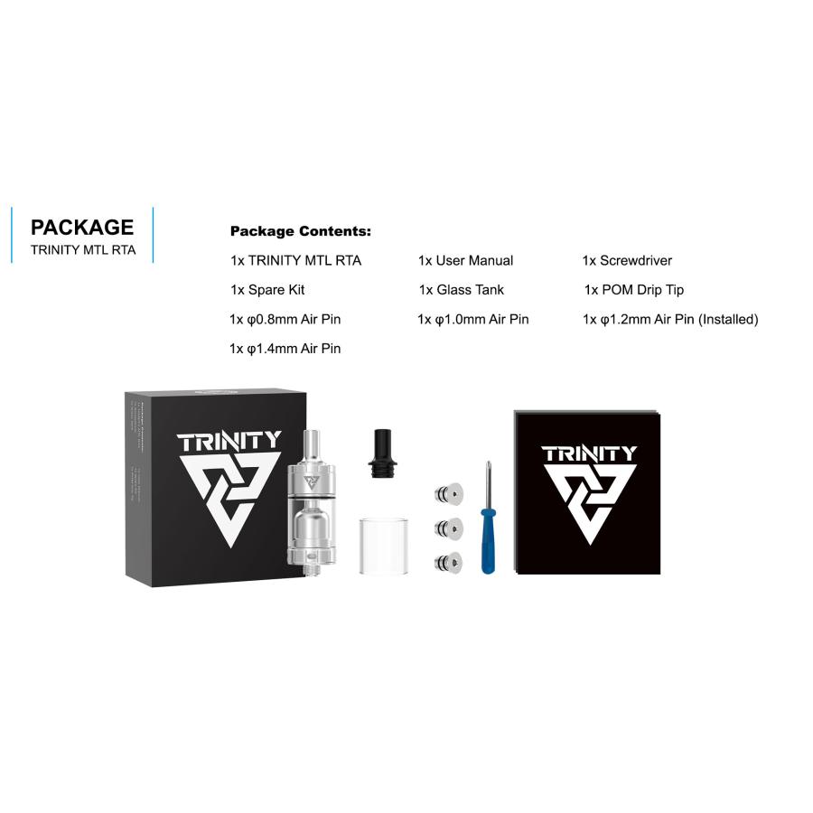 Ambition Mods TRINITY MTL RTA 19.5mm トリニティ アンビションモッズ アトマイザー 電子タバコ vape ベイプ [J-75] |  | 08