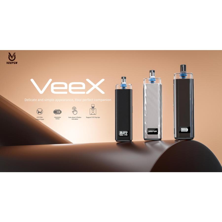 本格派ガラス玉(吸玉)トップハイライト(バネ式)セット デトックス ダイエット VEEPON VeeX Pod Kit 510規格ドリップチップ ベイプ 本体 vape