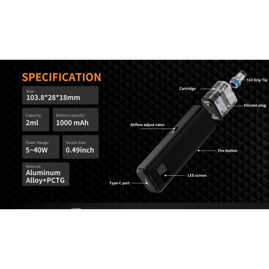 VEEPON VeeX Pod Kit 510規格ドリップチップ 510ドリップチップ ベイプ