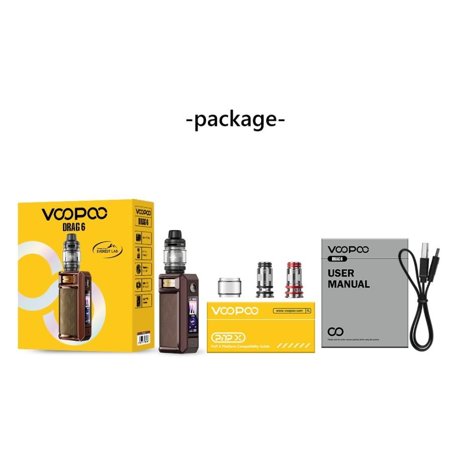 VOOPOO Drag 6 Mod Kit 4400mAh アトマイザーセット mod 本体 vape ベイプ 電子タバコ テクニカル モッド ブープー ドラッグ6 [F-16] |  | 07