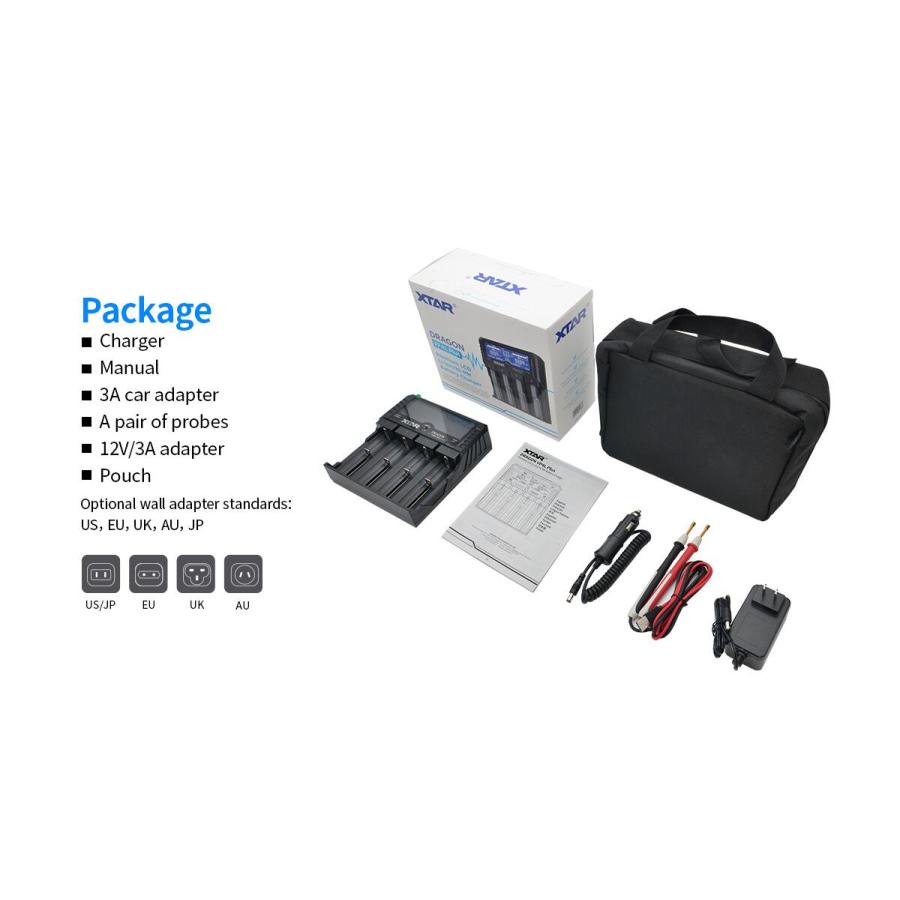 XTAR DRAGON VP4L PLUS 充電器 エクスター 4本充電可能 ドラゴン バッテリーチャージャー 電子たばこ 用 ベイプ vape  [R-88] |  | 10