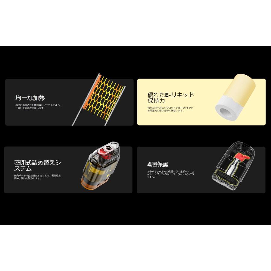OXVA XLIM EZ カートリッジ 3個入り Xlim Pro 2 / SE SQ GO エクスリム