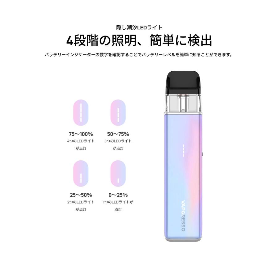 【選べるリキッド1本付き】Vaporesso Xros 5 MINI Pod kit 1500mAh 3ml vape 本体 ベイプ 電子タバコ ベポレッソ クロス 5 ミニ  [E-17] |  | 04