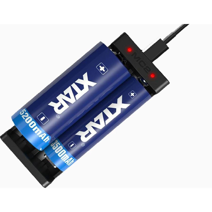 XTAR MC2 バッテリー 充電器 USB Type-C バッテリーチャージャー エクスター 電子タバコ ベイプ リチウム バッテリー イオン マンガン ニッケル  [K-85] |  | 03