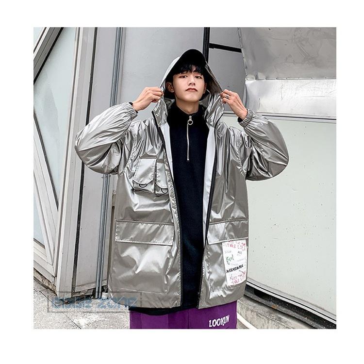マウンテンパーカー メンズ 春物 ジャケット ぴかぴか ウィンドブレーカー おしゃれ ブルゾン 撥水加工 大きいサイズ 春 Ege Edge Zone 通販 Yahoo ショッピング