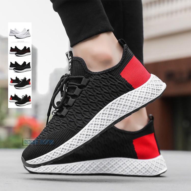 ランニングシューズ メンズ メッシュ スニーカー カジュアル 通気性 ローカット 滑り止め 靴 定番 ウォーキング Ege Edge Zone 通販 Yahoo ショッピング